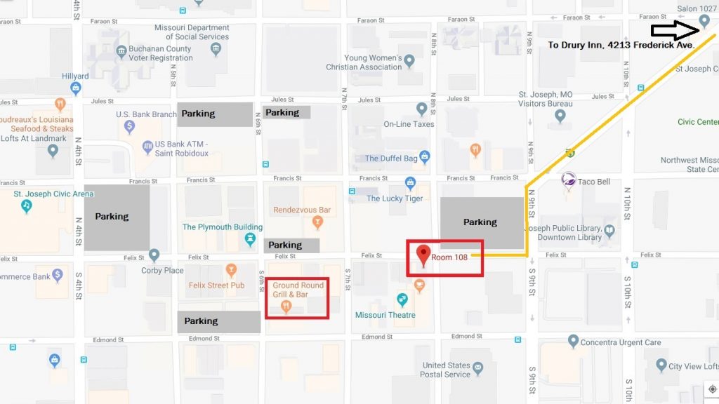 Downtown Parking Map