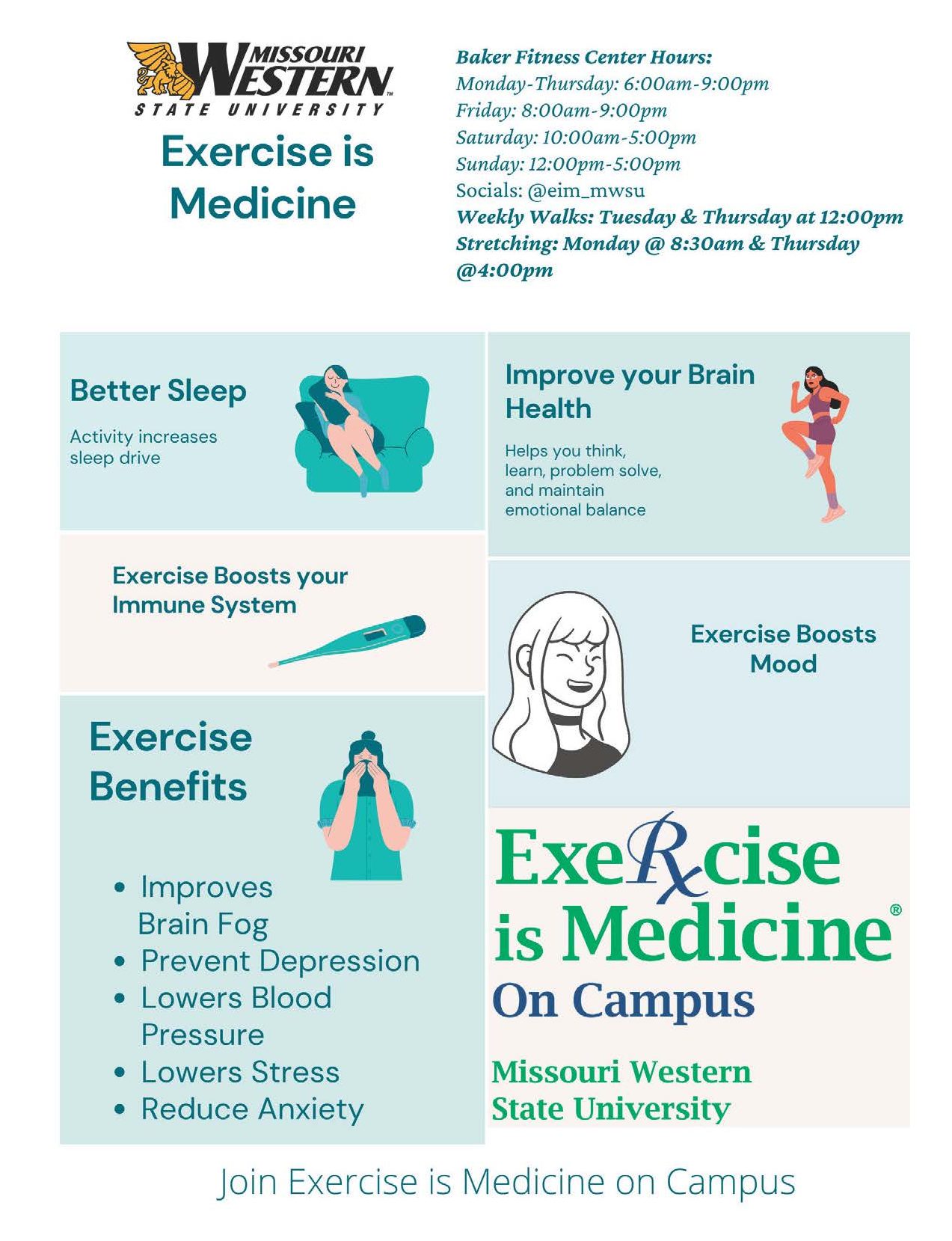 benefits-of-exercise-exercise-is-medicine-on-campus-mwsu
