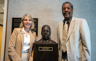 elizabeth kennedy drew brown bronze bust