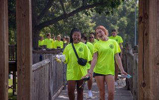 Griffs Give Back volunteers at Bartlett Park