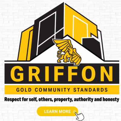 Griffon Gold Community Standards Logo