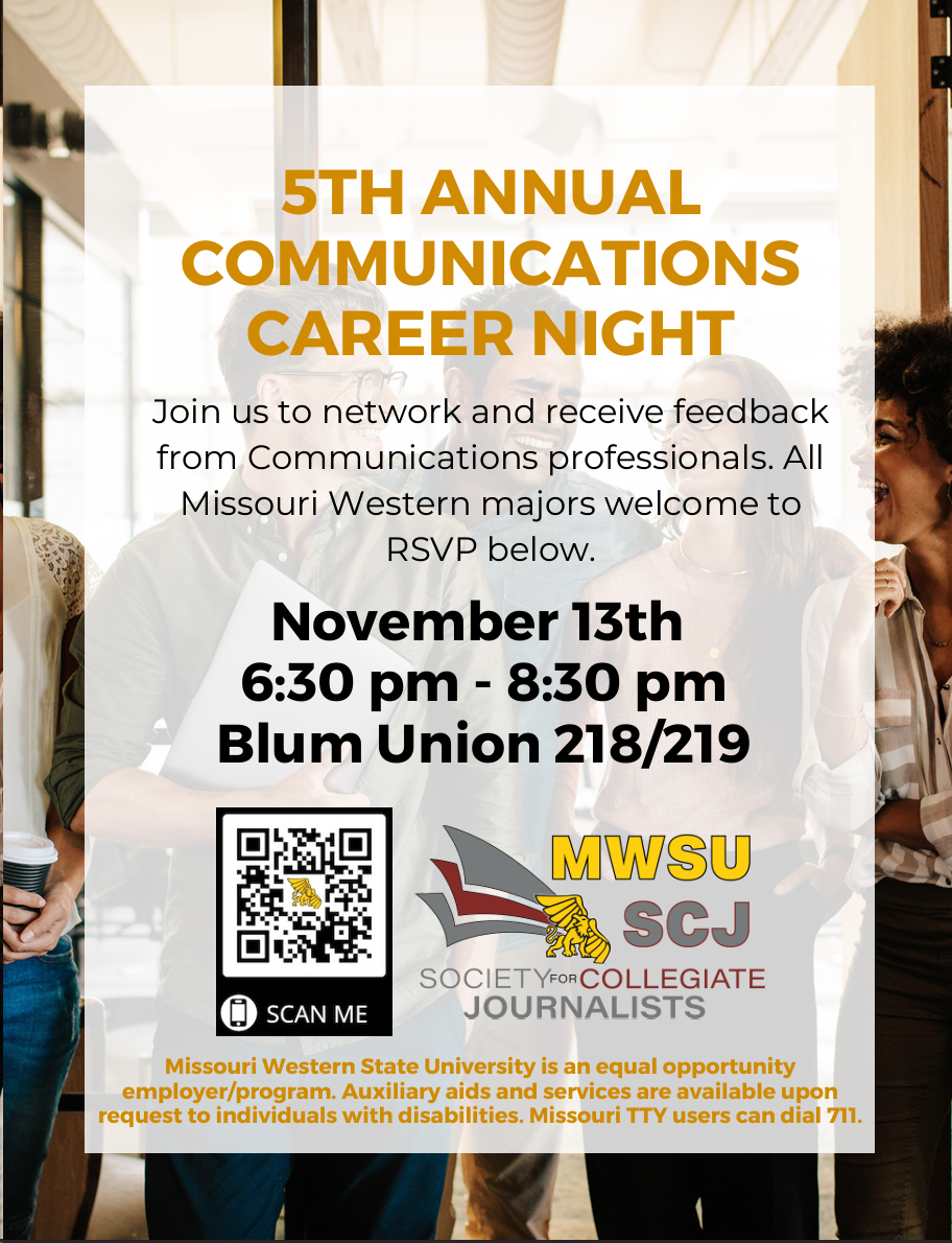 Communications Career Night Flier