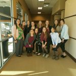 Western Nursing students are posing to take a group shot. There are only 50 spaces available in the program each semester.